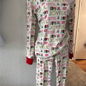 Joyful christmas Pajamas - Red and Green